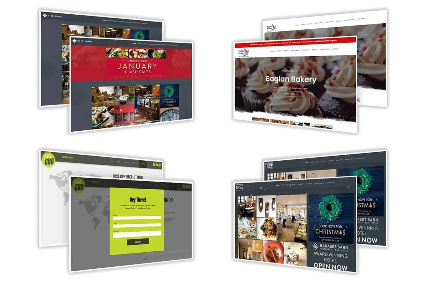 Actions triggered on your website