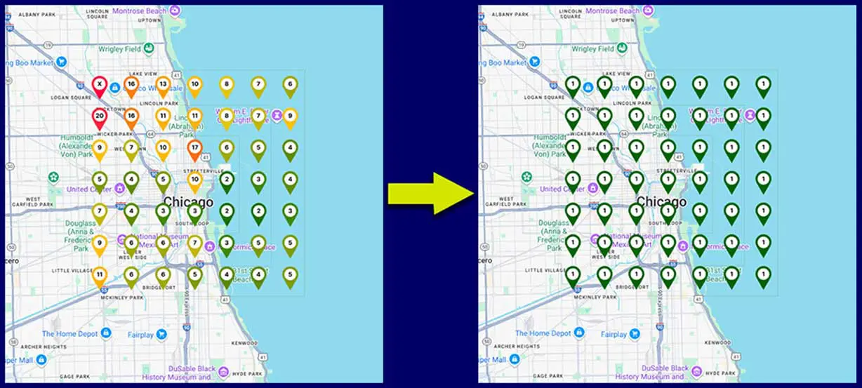 Local SEO Rankings Before and After Optimization